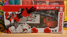 Transformers: TARGET OPTIMUS PRIME & AUTOBOT BULLSEYE  (NEW)  2 pack