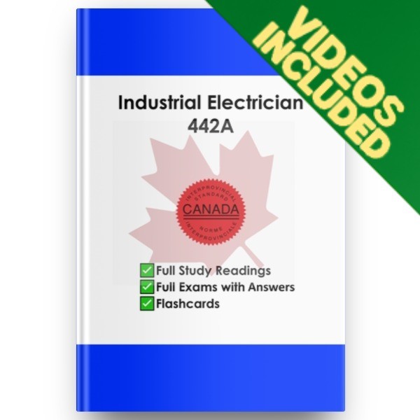 Hardcopy Red Seal Industrial Electrician Exam 442A Exam Preparation Study Guide