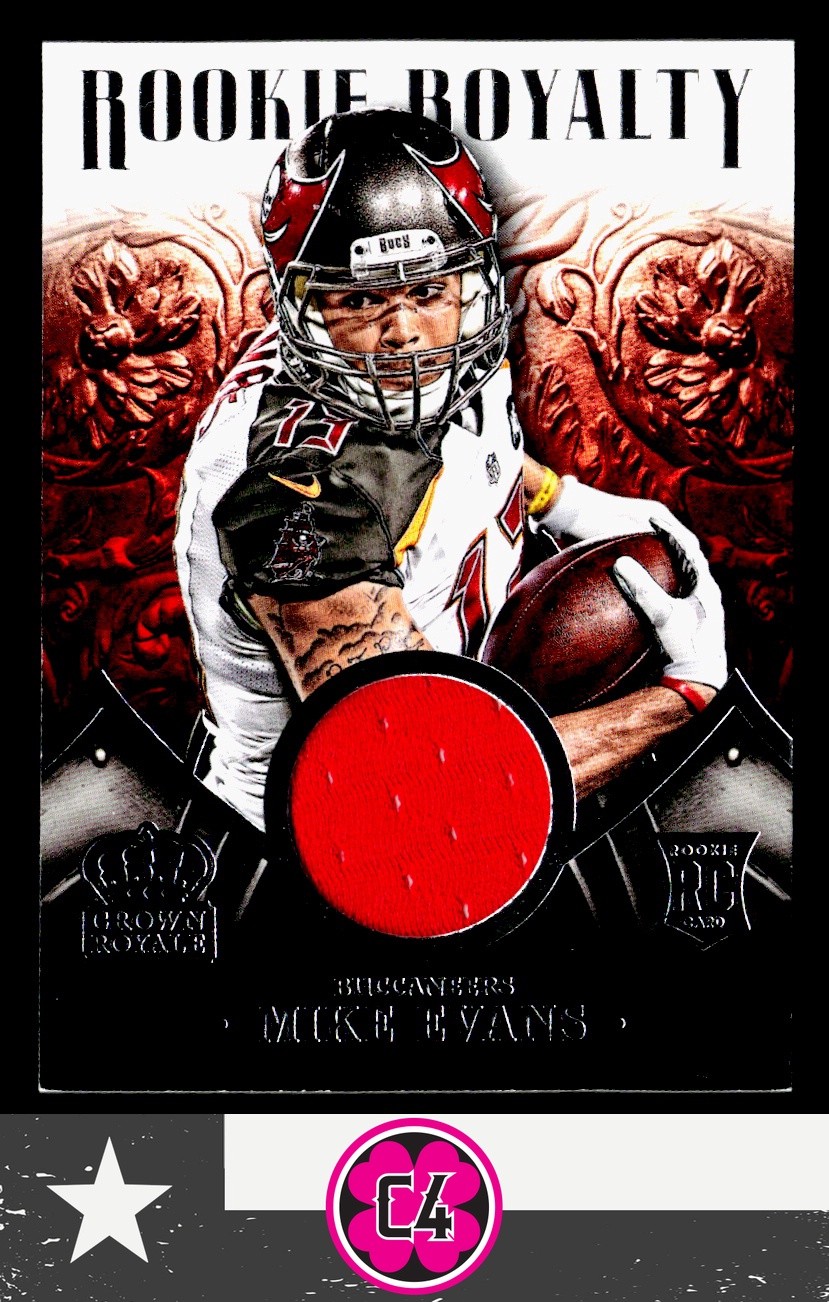 Mike Evans Panini Crown Royale Rookie Royalty Materials #RR36 Base