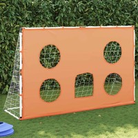 FußBalltor FüR Kinder Mit Zielmatte Ball FußBall Tor Trainingstor Weiß Vidaxl