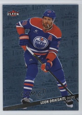 2025 Upper Deck Fleer Ultra Medallions Platinum 99/100 Leon Draisaitl #M-25 12l5