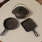 Wagner's 1891 100 Year Anniversary Miniature Cast Iron collectible set