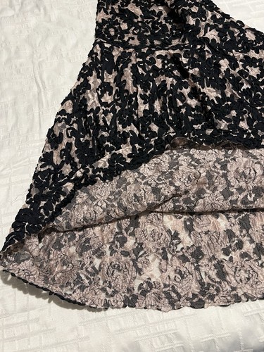 Anthropologie Yoana Baraschi Lace Soutache Dress Scoop-Neck Black 10 - Picture 12 of 20