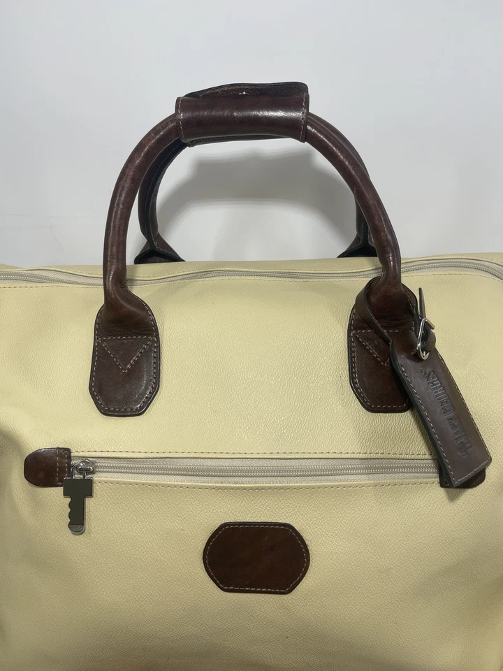 Bolsa de viagem Jack Georges de lona e couro para fim de semana.  - Imagem 2 de 4