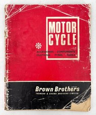 Motor Cycle Catalogue 1964 Brown Brothers Vintage Parts Accessories UK