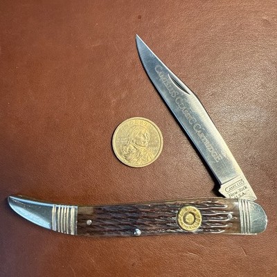 Camillus USA Toothpick Knife Mauser 7MM CCC-3 Genuine Bone Handles Mint NR