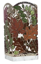 Bath & Body Works Leaf Garland Foaming Hand Soap Holder Autumn Leaves Fall New
