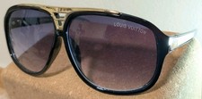   Louis Vuitton LV Evidence Sunglasses Z0105E Black/Gold - Eastern Fit Authentic