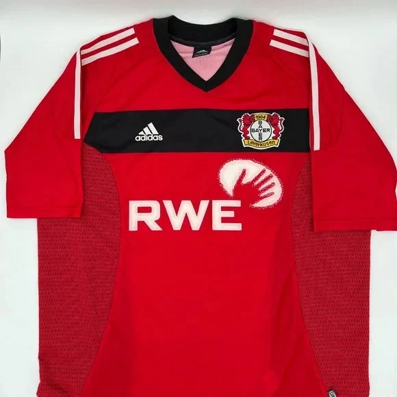 Bervatov #9 Bayern Leverkusen 2002/2003/2004 Home ORIGINAL Adidas VTG Jersey XL - Image 3 of 4