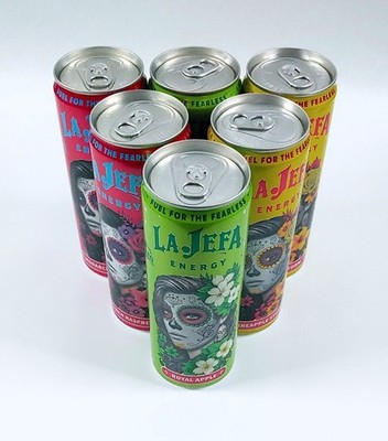 LA JEFA Variety Energy Drink - 12oz 6-Pack - Mix & Match - Buy 1 Get 1 20% Off!