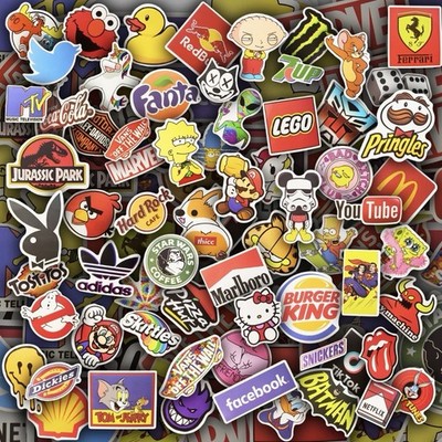 (2 Pack) Random Sticker Pack  Mystery Funny Laptop Etc. (2 Stickers)