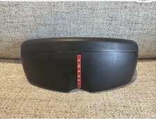 Brand New Authetic Prada Red Stripe Paris Black Sleek Glasses Case with box 