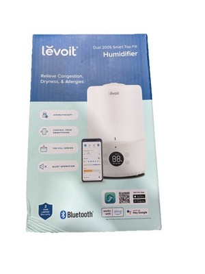 Levoit Dual 200S Smart Top-Fill Ultrasonic Humidifier 0.8Gal WiFi App Alexa Open