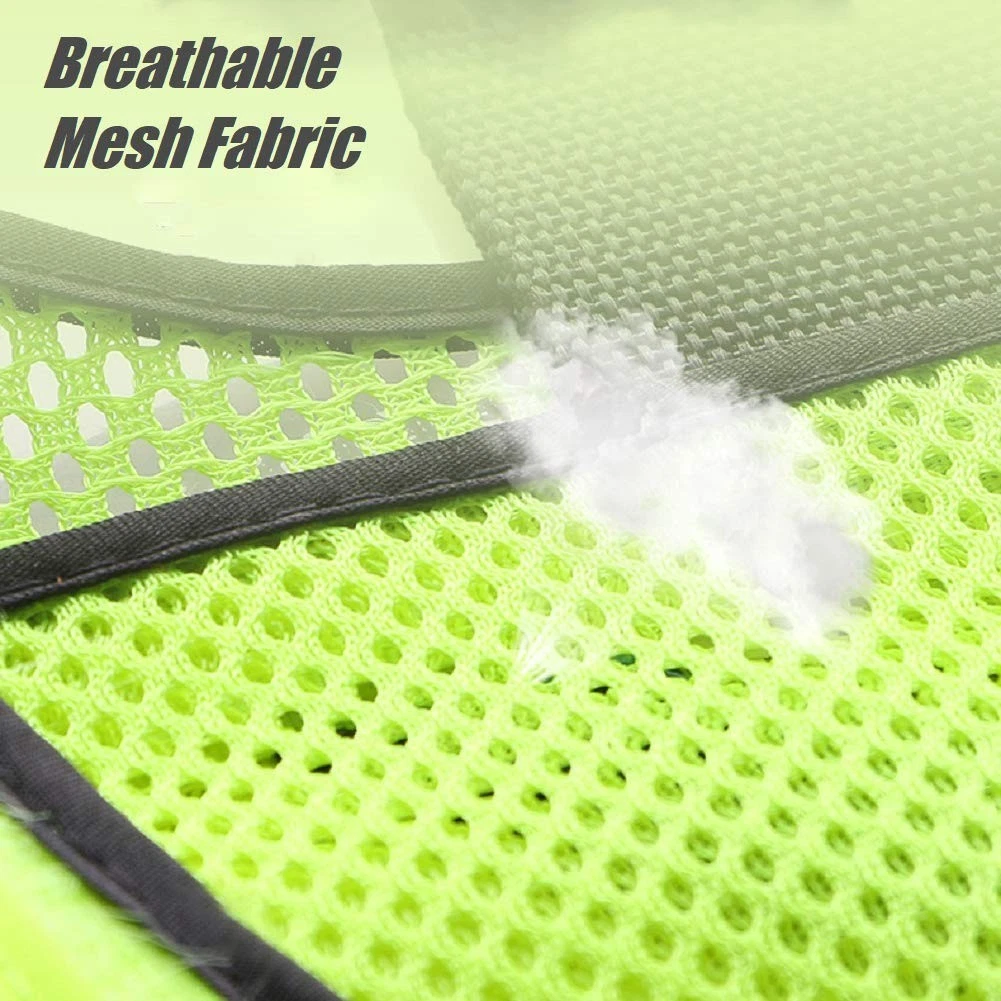 HYCOPROT Reflective Safety Security Vest, High Visibility Mesh Adjustable - product detail image 3