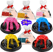24Pcs Volcano Eruption Science Kit for Kids Age 4-12 Party Favor Gifts