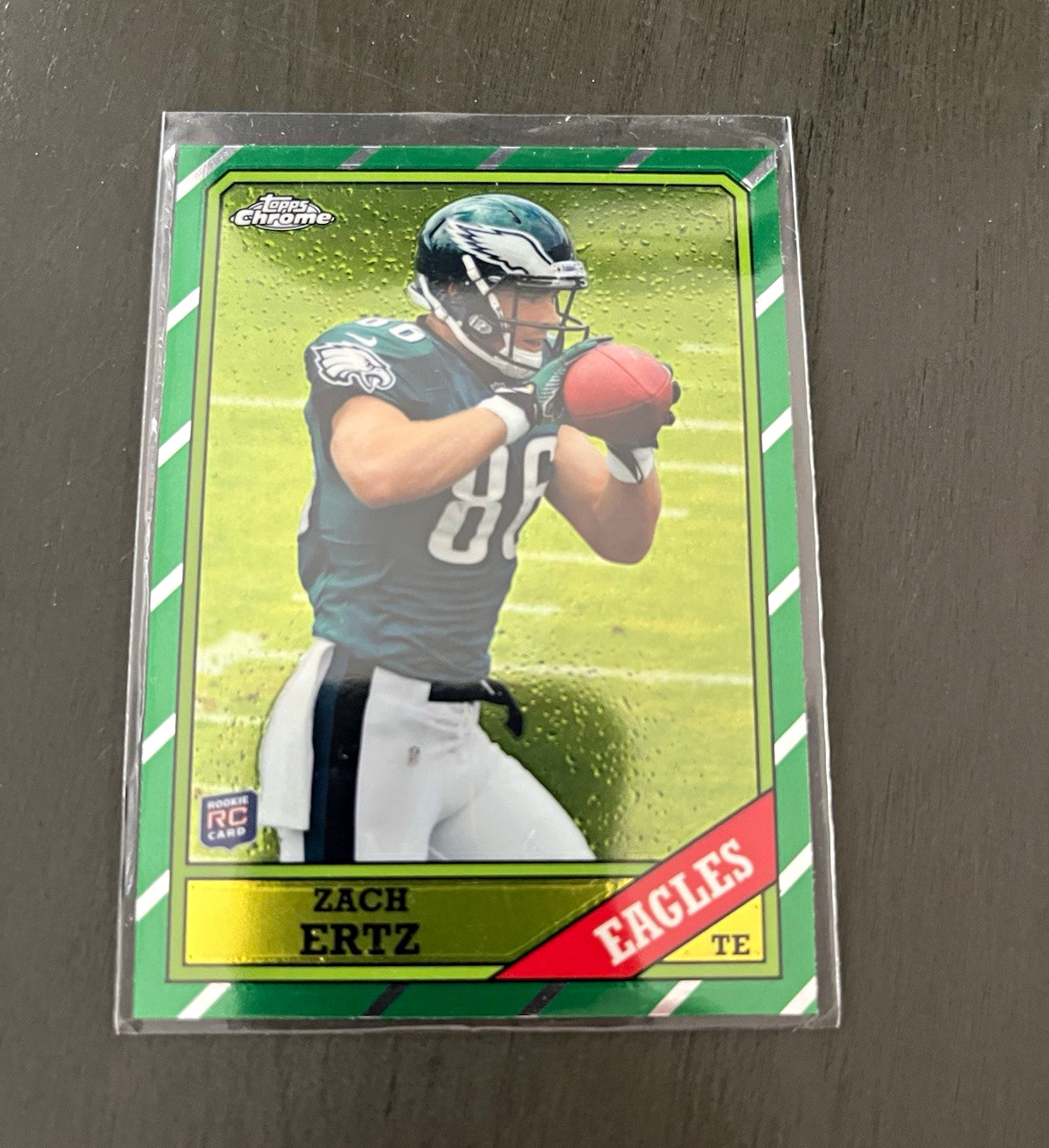 Zach Ertz Topps Chrome 1986 Insert #6 Base