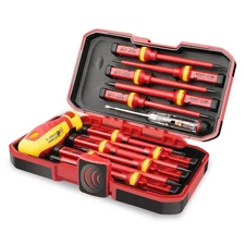 1000V Insulated Electrician Screwdriver Set, All-in-One Premium