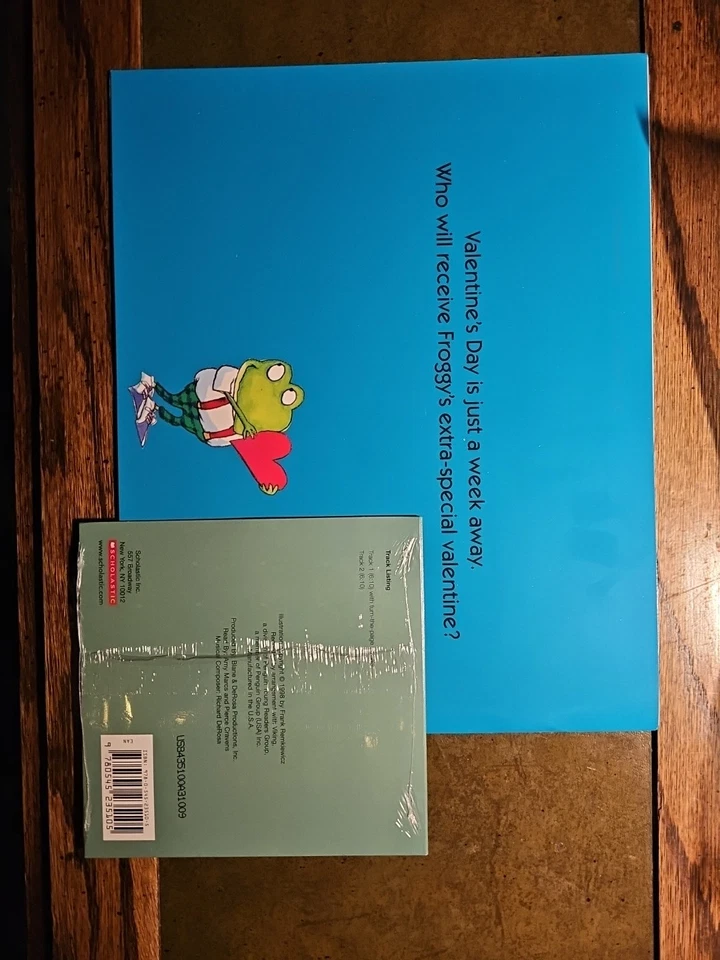 Froggy's First Kiss- Read Along- Book & CD [2010] Jonathan London -NEW - Image 3 of 3