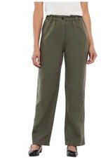 Gap Easy Twill Pants Women's Size XXL Green Relaxed Fit Straight Leg New