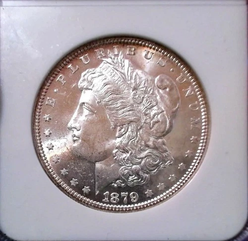 BEAUTIFUL, "1879-S", "NGC", "MS-64",  MORGAN DOLLAR , REFLECTIVE SURFACES.