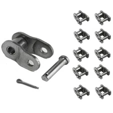 50 SS Stainless Steel Roller Chain Offset Link (10PCS)