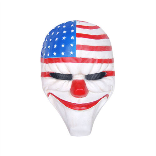 Game PAYDAY 2 The Heist Dallas Mask Cosplay Props FRP Halloween Mask - Picture 6 of 13