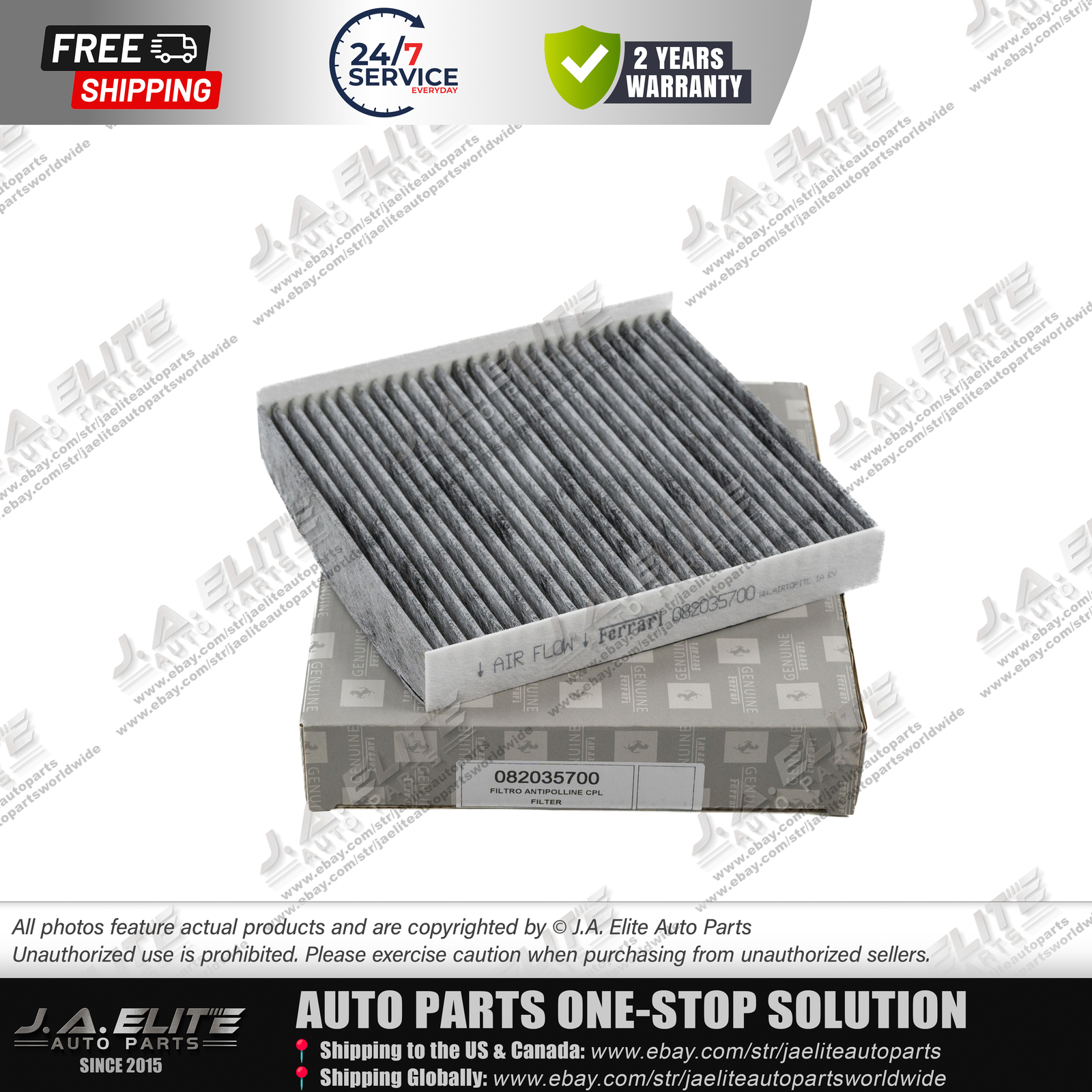 4pcs Ferrari Oil Filter & Air Filter & Pollen Filter for Ferrari California