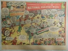 Wheaties Cereal Ad: Yankees, Giants and Dodgers from 1950's 11 x 15 inches