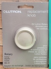 Lutron Replacement Ivory Knob For Lutron Rotary Dimmers  Fan Controls