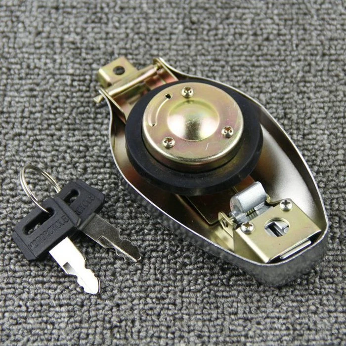 Chave de tampa do tanque de gasolina combustível para Yamaha RD400 RX 100 125 SR500 TX500 TX650 TX750 - Imagem 2 de 3