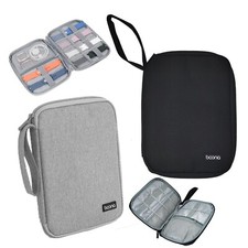 Borsa porta cinturini orologi 6 posti custodia protettiva con zip KX7C