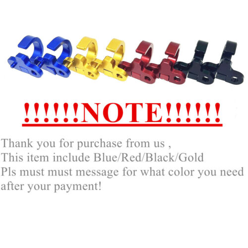 For SUZUKI DR650SE 1996-2023 2X Rear Brake Line Hose Cable Guide Clamp - Picture 2 of 12