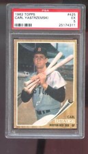 1962 Topps #425 Carl Yastrzemski PSA 5 Graded Baseball Card MLB Boston Red Sox