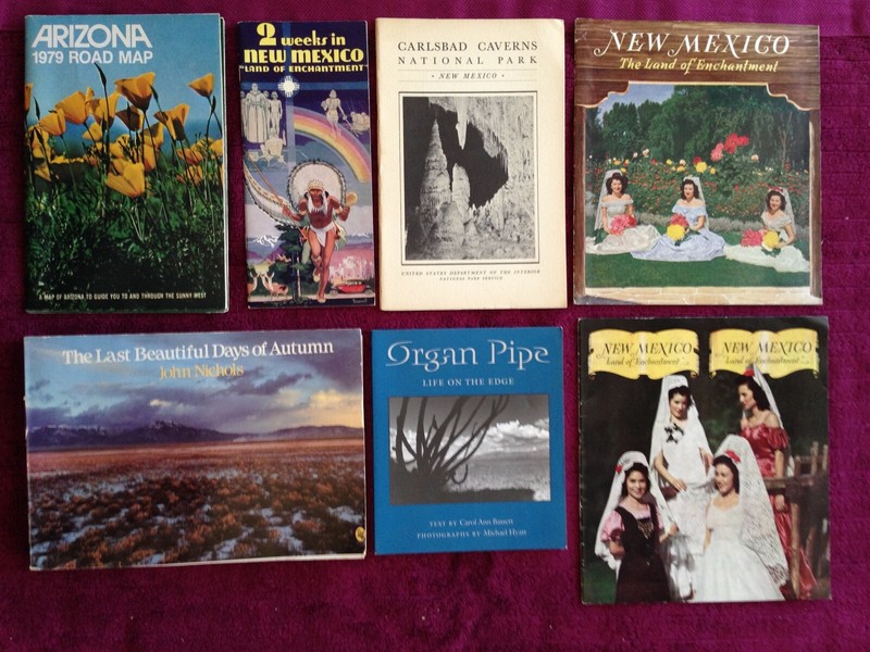 ARIZONA, NEW MEXICO 1930s-2000s ARCHIVE; BOOKS, FLYERS, MAPS, LIT, GREAT PHOTOS+