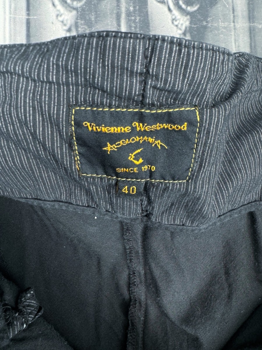 Vivienne Westwood - 1990 s - Black Cotton Slim Pirate Pants
