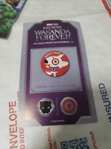 NYCC 2022 Wakanda Forever Target Marvel Pin Exclusive Pinback New York Comic Con