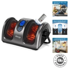 Shiatsu Foot Massager with Heat: Pain Relief & Circulation Aid for Home/Office