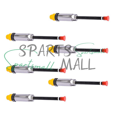 6X Fuel Injector for Caterpillar CAT 3408B 3408C 3412 3412C 130-1804 ...