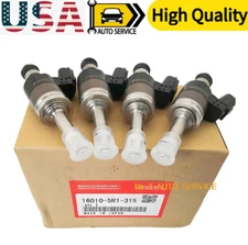 4X Genuine OEM FUEL INJECTORS 16010-5R1-315 FOR HONDA 15-20 FIT 13-16 VEZEL1.5L
