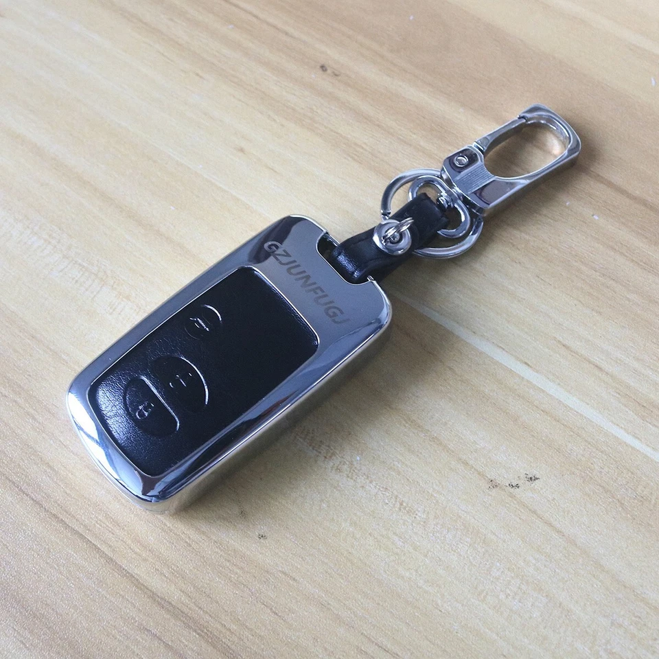 Estuche para llave inteligente carcasa cubierta anillo piezas para Toyota Land Cruiser Venza Camry Foto 2 de 4