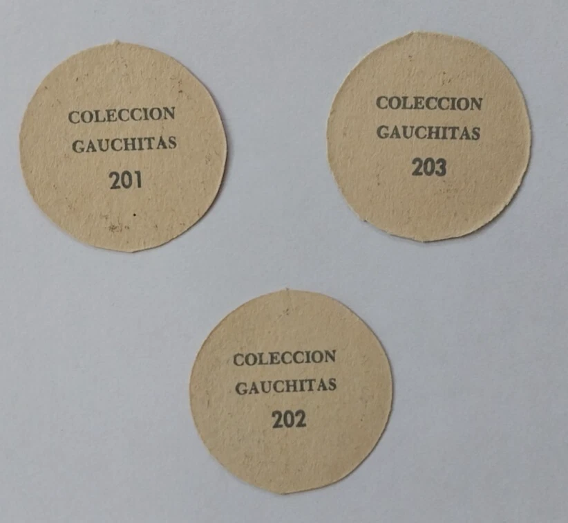 1968 Vintage The Three Stooges Disc Set of 3 Moe Larry Curly Rare Argentina  - Image 2 of 4