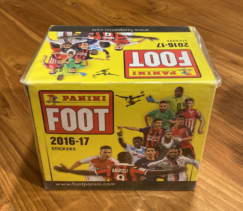 Panini 2016-17 Foot Sticker Box 100 Packs Packets Mbappe RC Rookie