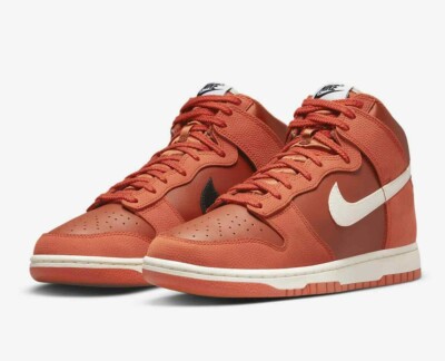 NIKE Dunk High Retro Premium EMB DH8008-800 Mantra Orange Burnt