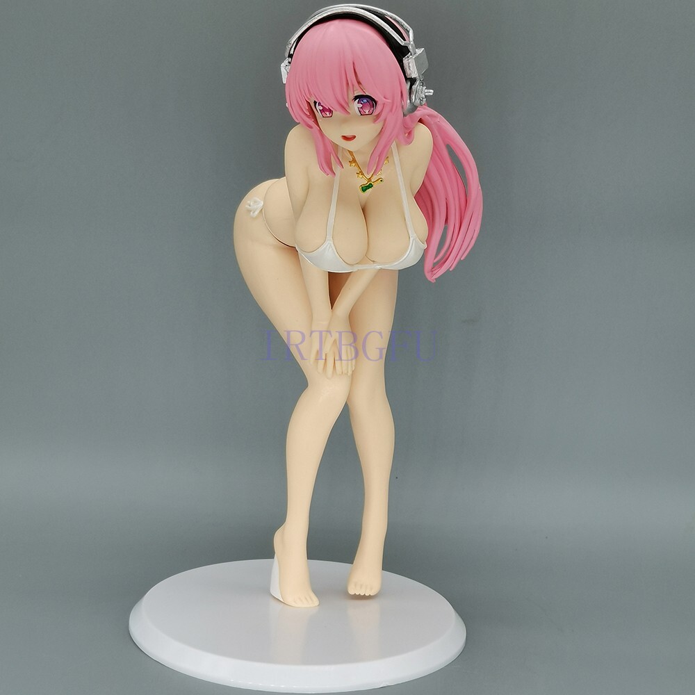 Sexy Hentai Super Sonico Pink Hair Dream Tech 19cm Figura Anime - Estatua Regalo