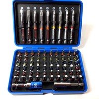 BGS BiteinsäTze Torx Sechskant Schlitz Kreuz PZ PH Color Bit Bitsatz Bunt Bits