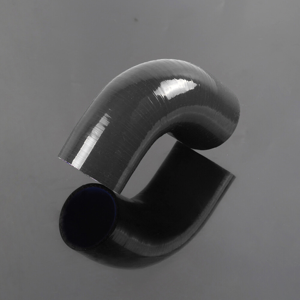 90-Degree Black Silicone Elbow Hose for Intercooler Turbo Coupler