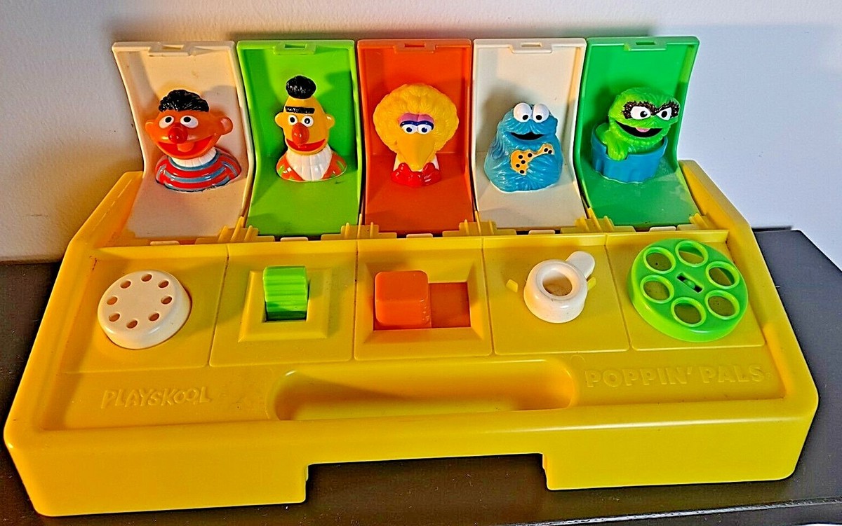 Sesame Street Poppin' Pals: Oscar Grouch, Big Bird, Cookie Monster