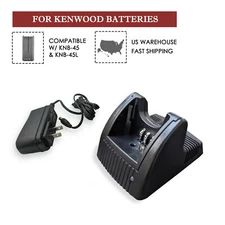 Rapid Universal Battery Charger for Kenwood Two-Way Radios KNB-45L KNB45 TK-3200