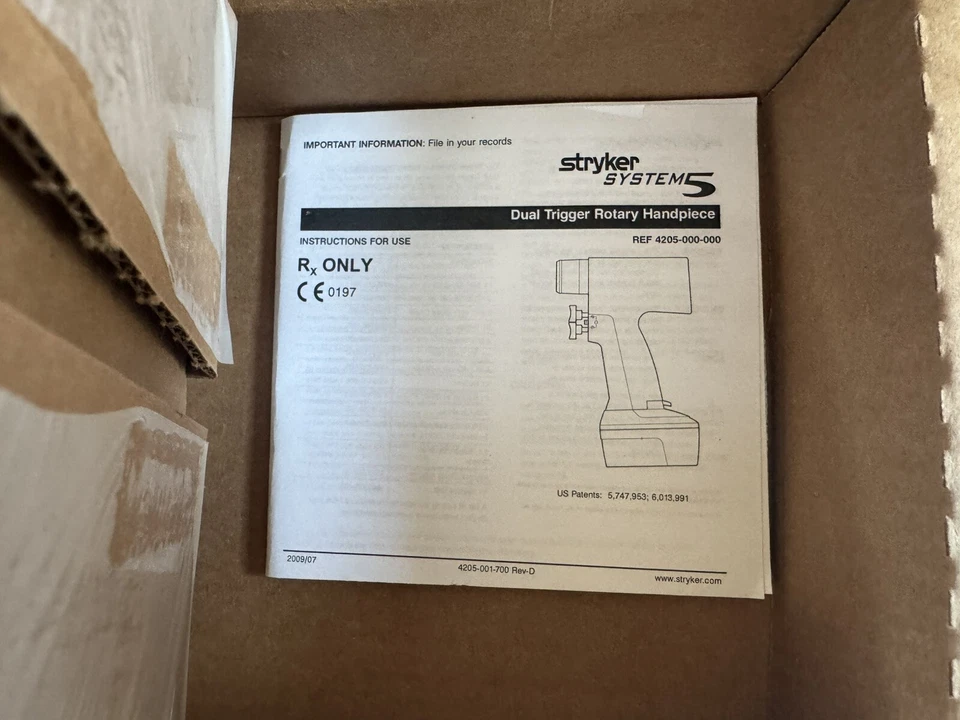 Pieza de mano giratoria Stryker, gatillo doble 4205 Foto 2 de 4