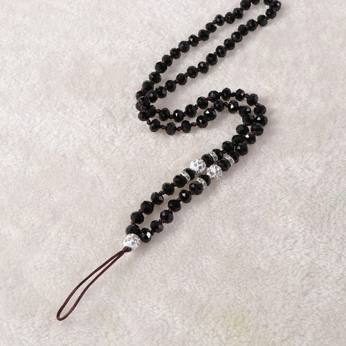 Hanging Rope Chain Beaded Phone Lanyard Phone Bracelet Phone Beads Strap - Zdjęcie 8 z 12